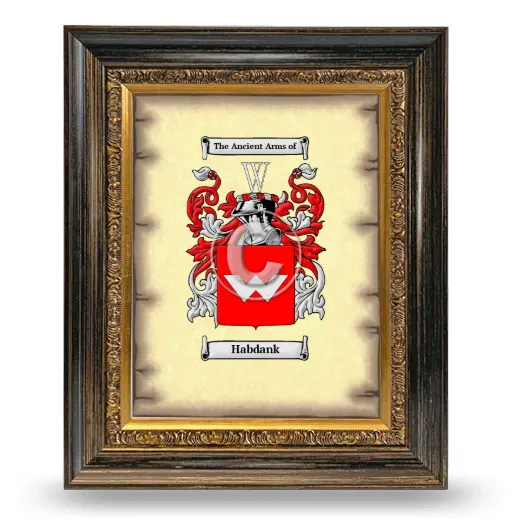 Habdank Coat of Arms Framed - Heirloom