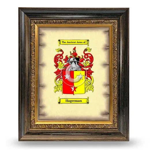 Hagerman Coat of Arms Framed - Heirloom