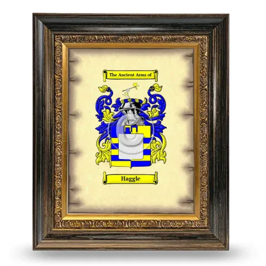 Haggle Coat of Arms Framed - Heirloom