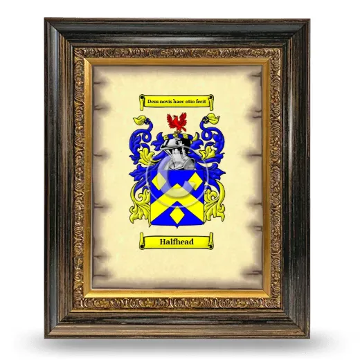 Halfhead Coat of Arms Framed - Heirloom
