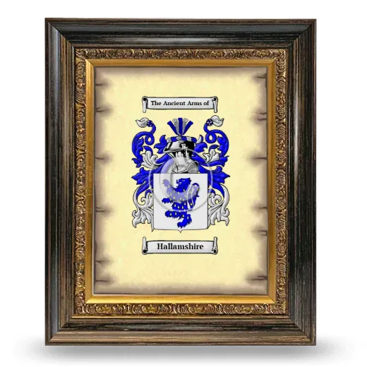 Hallamshire Coat of Arms Framed - Heirloom