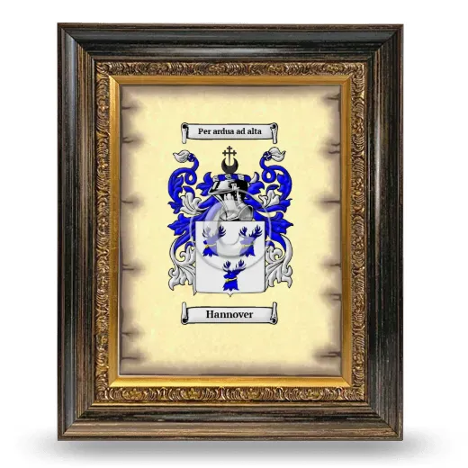Hannover Coat of Arms Framed - Heirloom