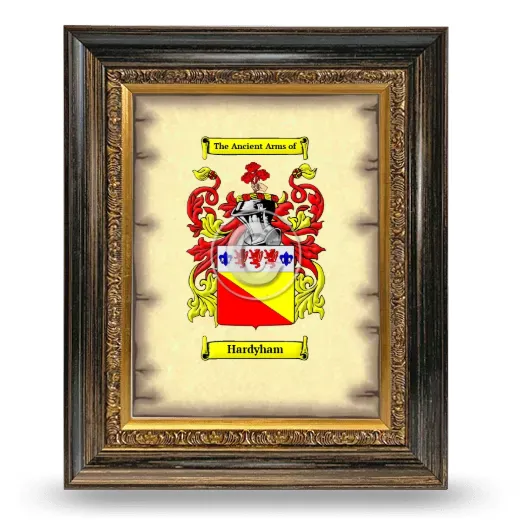 Hardyham Coat of Arms Framed - Heirloom