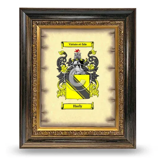 Harly Coat of Arms Framed - Heirloom