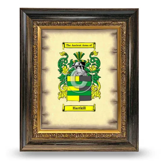 Hartkill Coat of Arms Framed - Heirloom