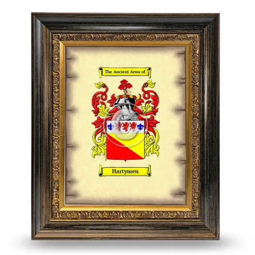 Hartymen Coat of Arms Framed - Heirloom