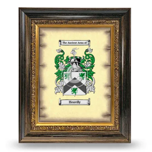 Heavily Coat of Arms Framed - Heirloom