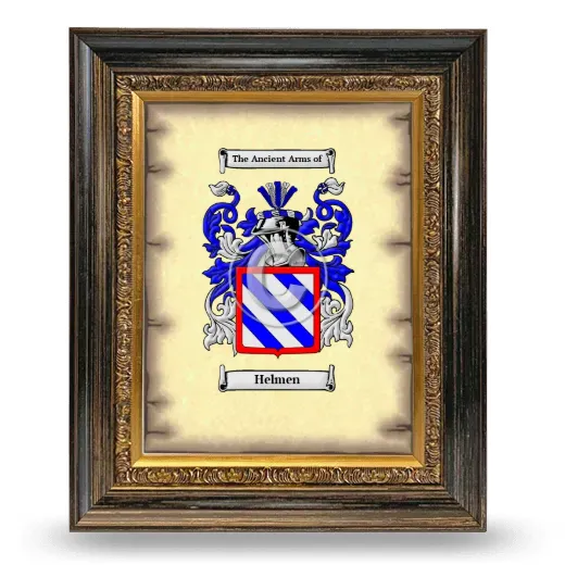 Helmen Coat of Arms Framed - Heirloom