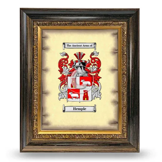 Hemple Coat of Arms Framed - Heirloom