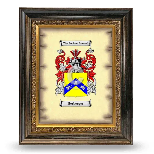 Herberger Coat of Arms Framed - Heirloom