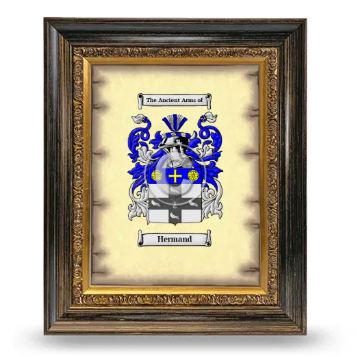 Hermand Coat of Arms Framed - Heirloom