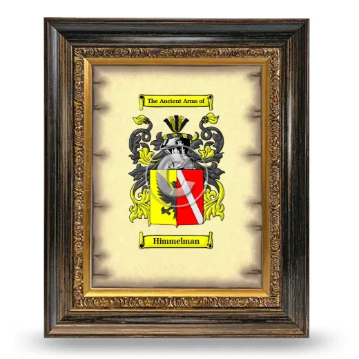 Himmelman Coat of Arms Framed - Heirloom