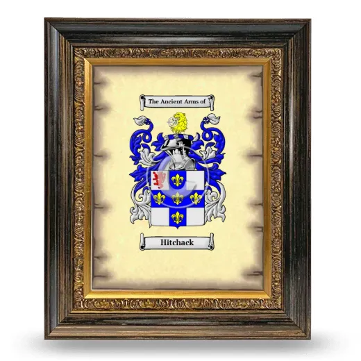 Hitchack Coat of Arms Framed - Heirloom