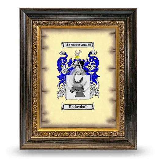 Hockenhull Coat of Arms Framed - Heirloom