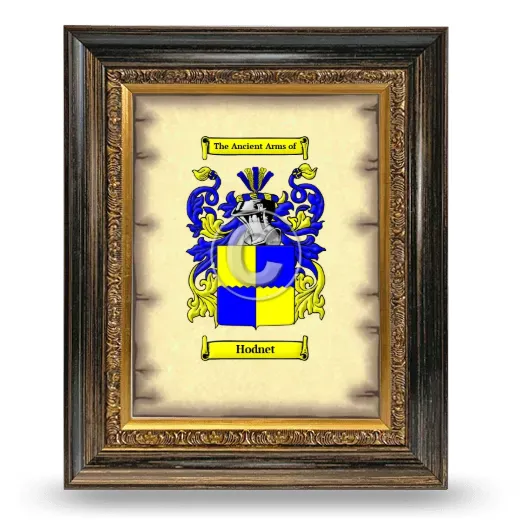Hodnet Coat of Arms Framed - Heirloom