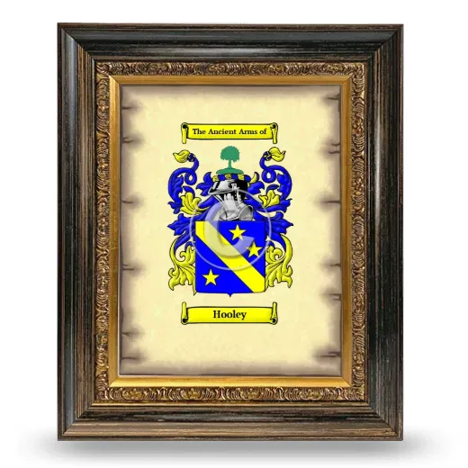 Hooley Coat of Arms Framed - Heirloom