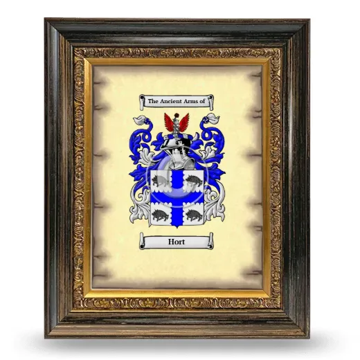 Hort Coat of Arms Framed - Heirloom
