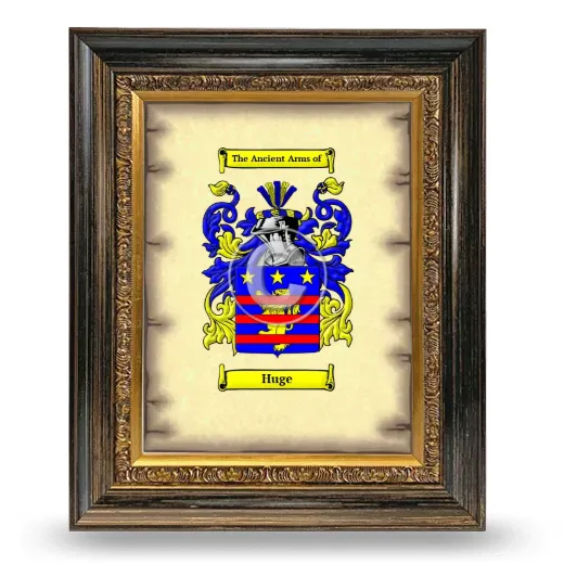 Huge Coat of Arms Framed - Heirloom