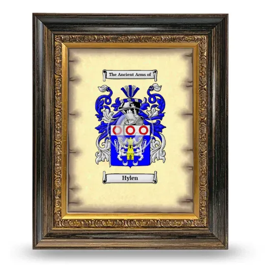 Hylen Coat of Arms Framed - Heirloom