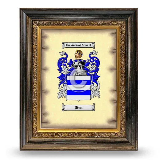 Ilten Coat of Arms Framed - Heirloom
