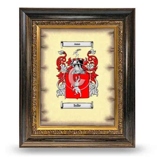Inlie Coat of Arms Framed - Heirloom
