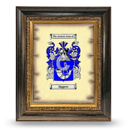 Jäggers Coat of Arms Framed - Heirloom
