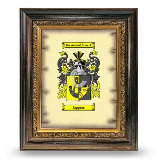 Jaggers Coat of Arms Framed - Heirloom
