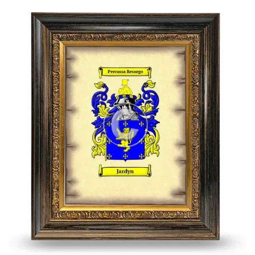 Jardyn Coat of Arms Framed - Heirloom