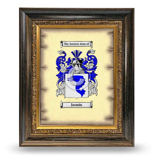 Jasmin Coat of Arms Framed - Heirloom