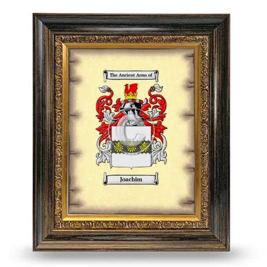 Joachim Coat of Arms Framed - Heirloom