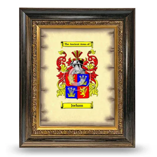 Jocham Coat of Arms Framed - Heirloom