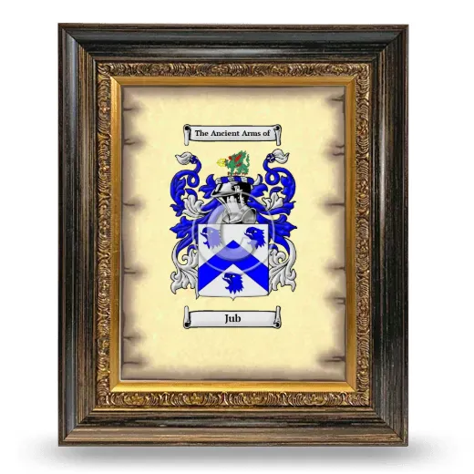 Jub Coat of Arms Framed - Heirloom