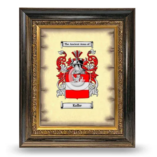 Kalbe Coat of Arms Framed - Heirloom