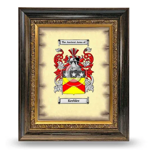 Keebler Coat of Arms Framed - Heirloom