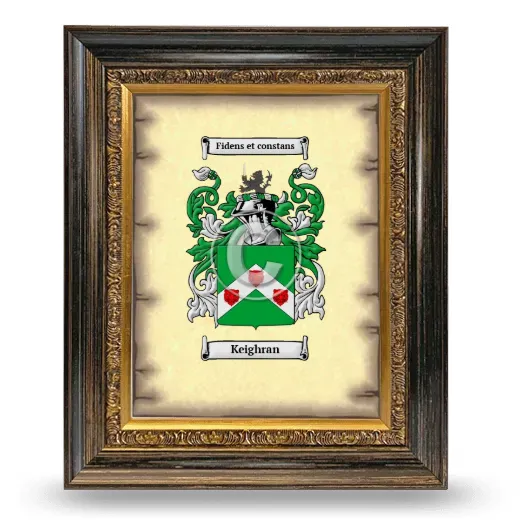 Keighran Coat of Arms Framed - Heirloom