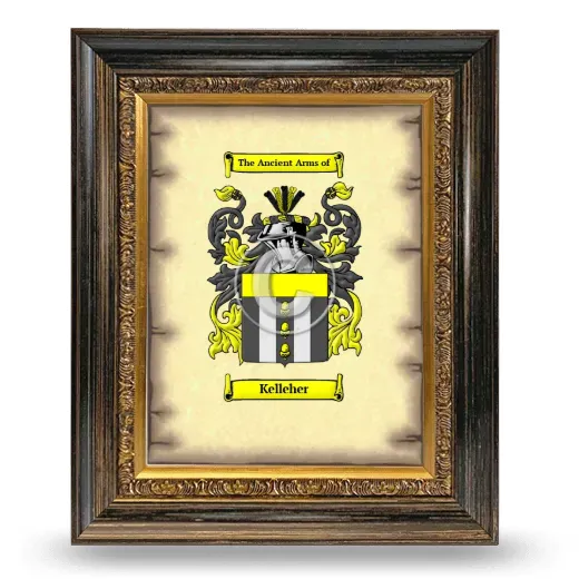 Kelleher Coat of Arms Framed - Heirloom