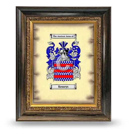 Kemeys Coat of Arms Framed - Heirloom