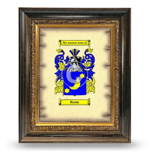 Kerns Coat of Arms Framed - Heirloom