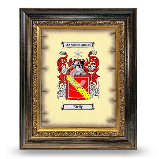 Kielly Coat of Arms Framed - Heirloom