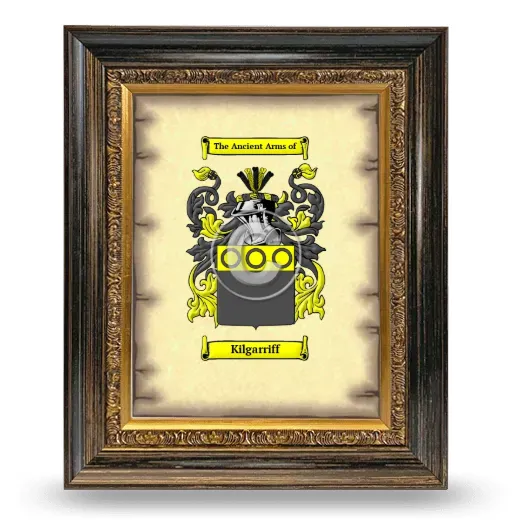Kilgarriff Coat of Arms Framed - Heirloom