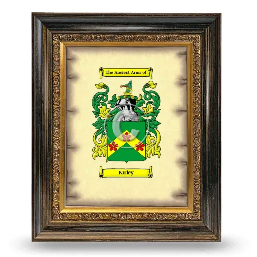 Kirley Coat of Arms Framed - Heirloom