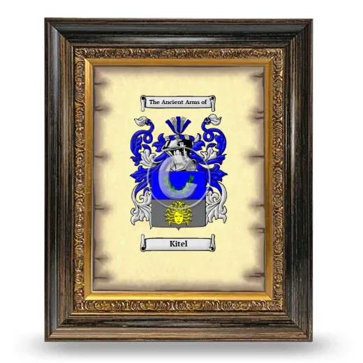 Kitel Coat of Arms Framed - Heirloom