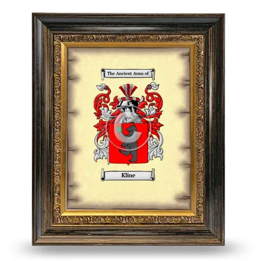 Kline Coat of Arms Framed - Heirloom