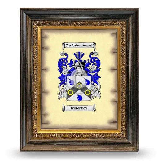 Kyllenbox Coat of Arms Framed - Heirloom