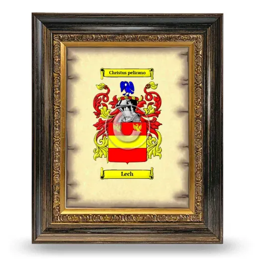 Lech Coat of Arms Framed - Heirloom