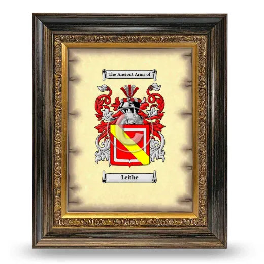 Leithe Coat of Arms Framed - Heirloom