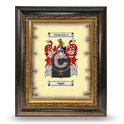 Lippe Coat of Arms Framed - Heirloom
