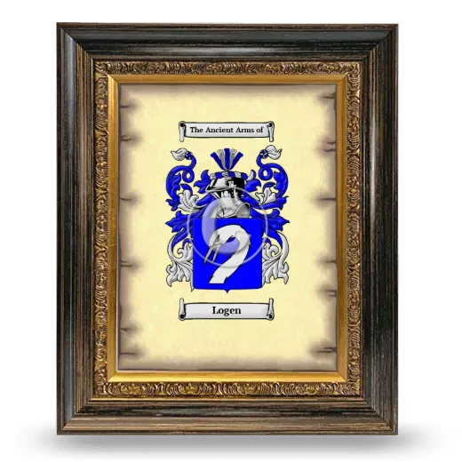 Logen Coat of Arms Framed - Heirloom