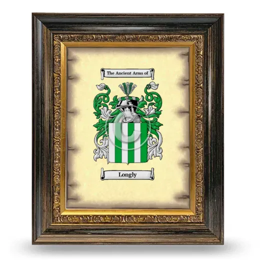 Longly Coat of Arms Framed - Heirloom