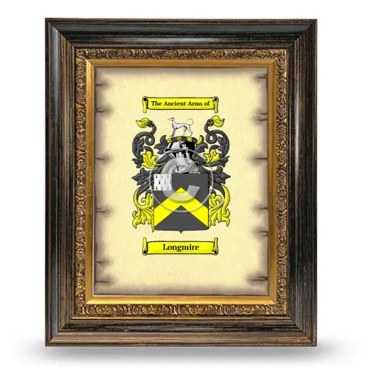 Longmire Coat of Arms Framed - Heirloom
